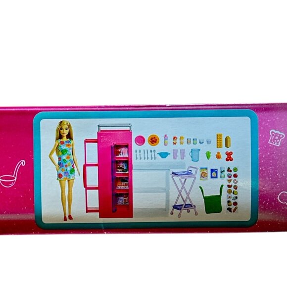 Mattel Barbie Ultimate Dream Pantry Kitchen Playset 30+ Accessories & Doll #1 - Picture 3 of 5